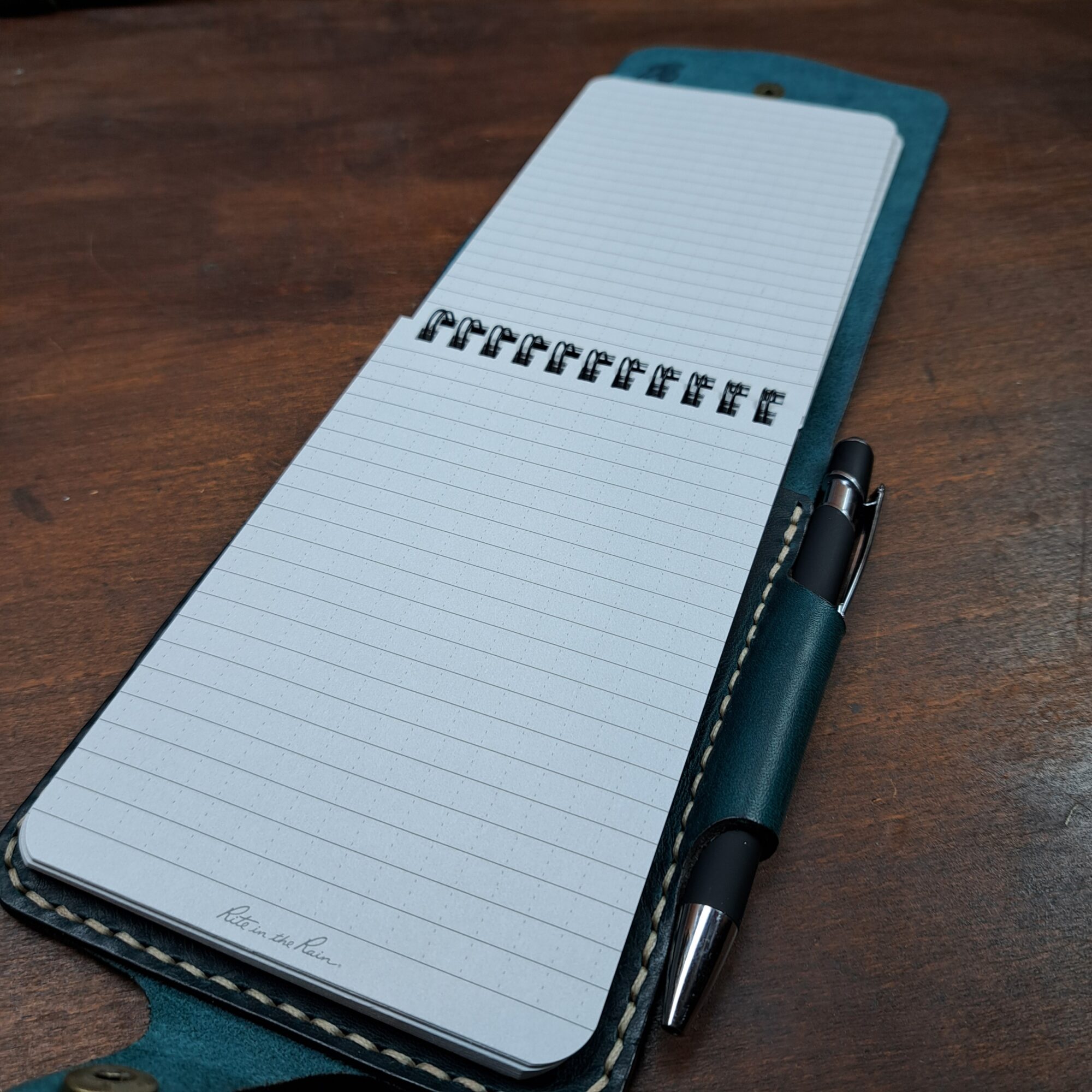 Large Blue Rite in the Rain Notepad Cover (aged effect) – MORGAN LEATHER